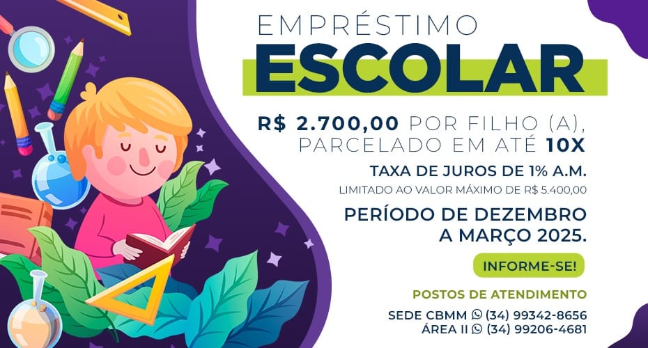 Empréstimo Escolar ano 2025 – Liberação !!!